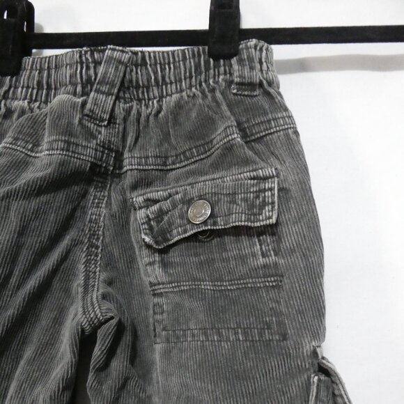 WOODLAND RUGGED WEAR | size 3 | Grey Corduroy Cotton Cargo Pants - Picture 12 of 16